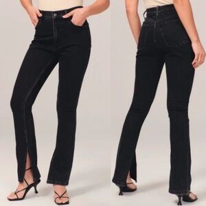 Abercrombie & Fitch Curve Love The Skinny High Rise ;Size 34 | 18R ; Color Black